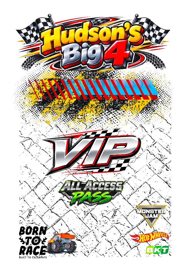 Hudson's Big 4 custom VIP event graphic