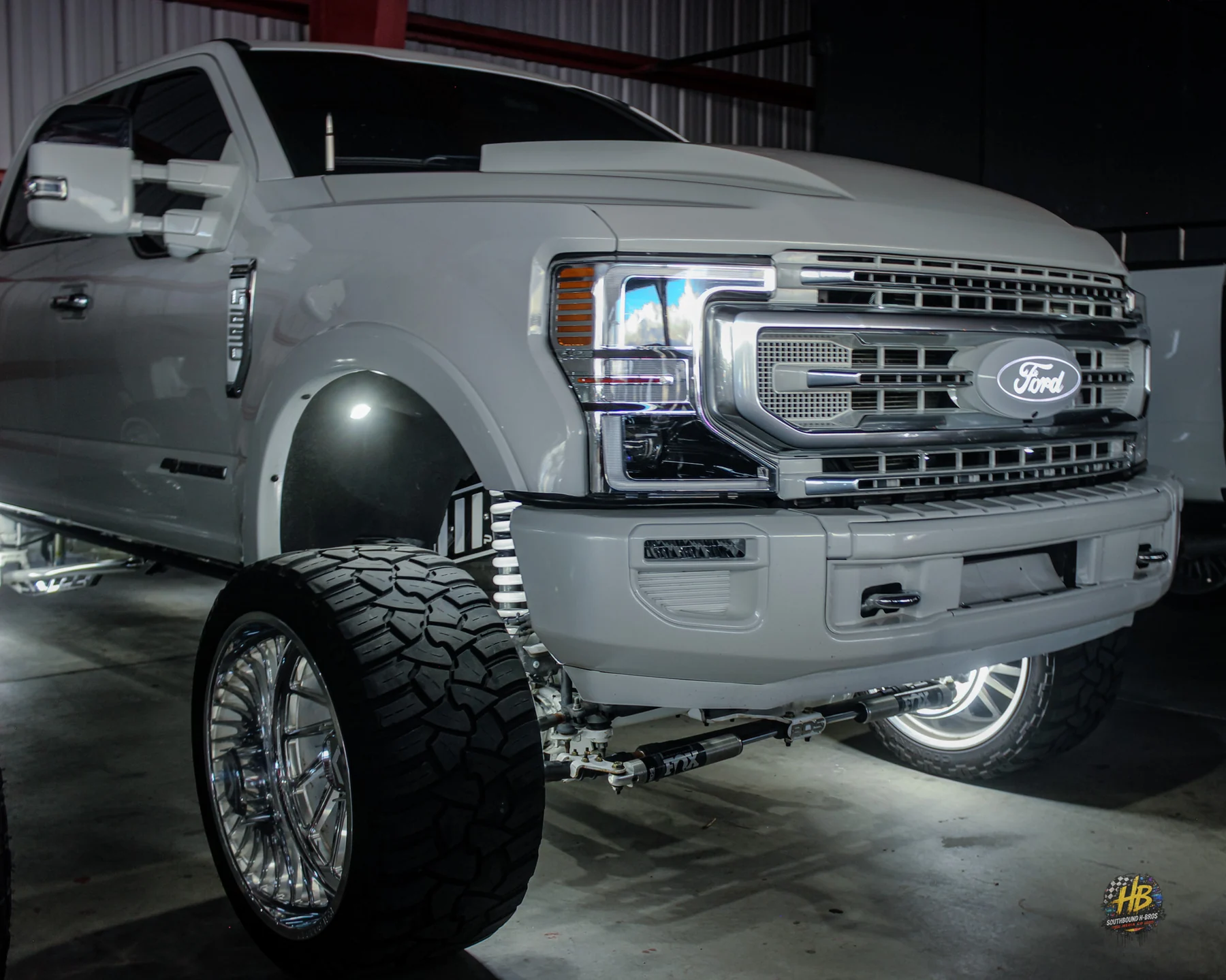 Lifted Ford truck automotive photography